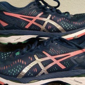 Women's 9 ASICS T696N Gel-Kayano 23 Low Top Lace Up Trainer Sneaker Shoes